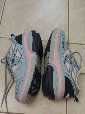 G-Defy Ion Sneakers Women's Pink And Grey Orthopedic Correcting Shoes Size 8